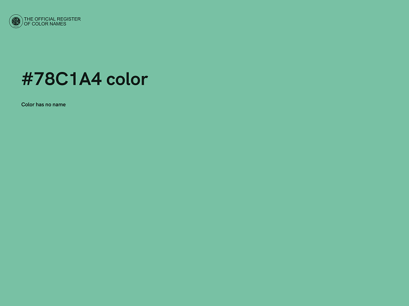 #78C1A4 color image
