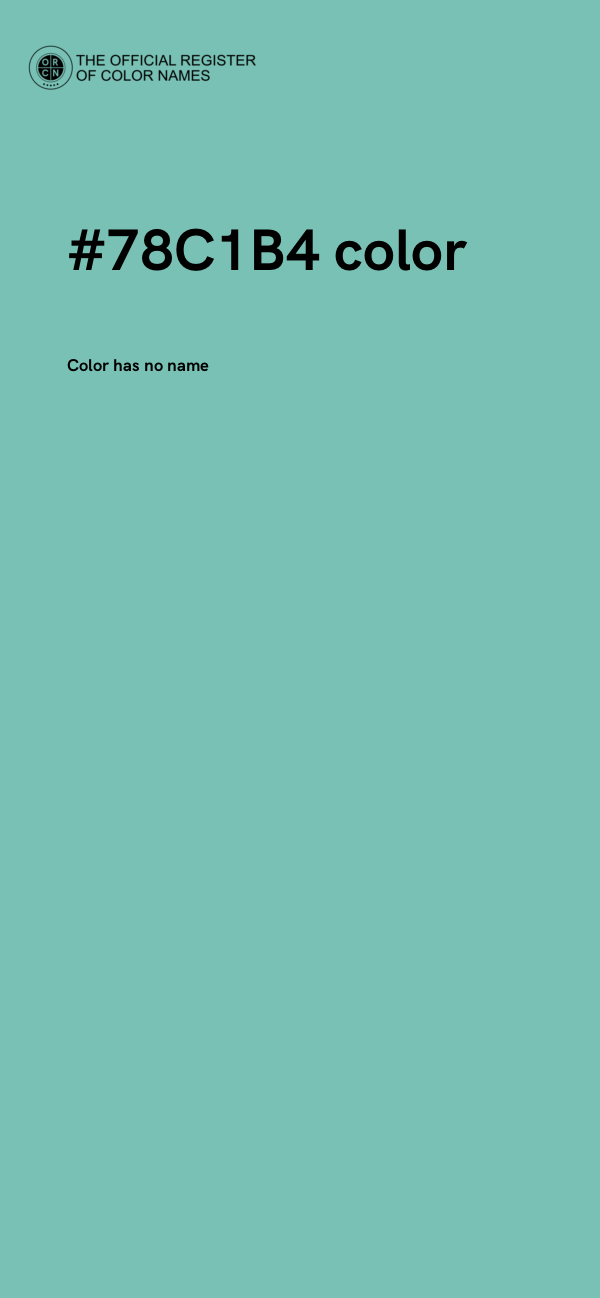 #78C1B4 color image