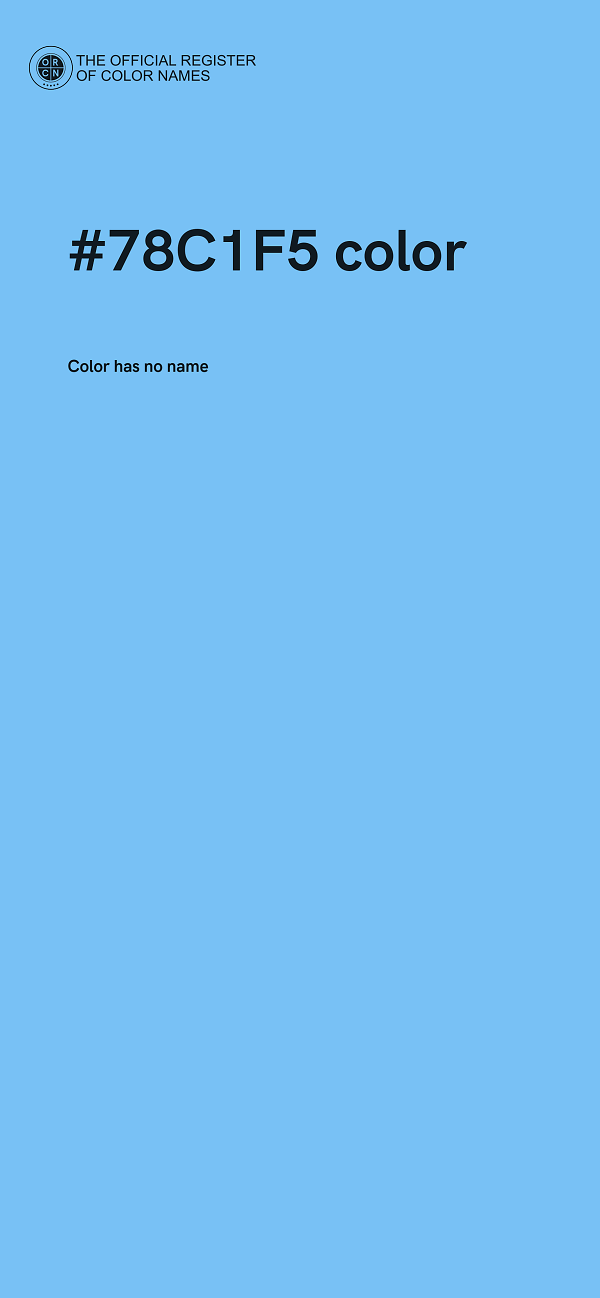 #78C1F5 color image