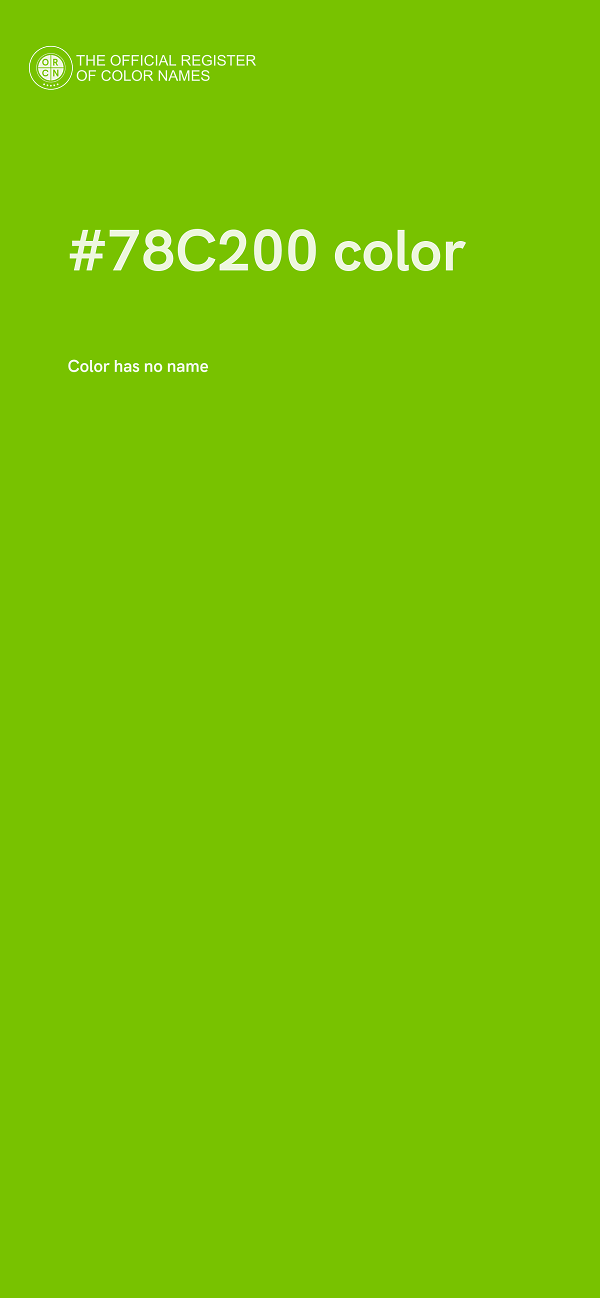 #78C200 color image