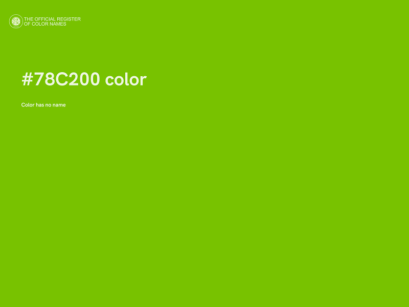 #78C200 color image