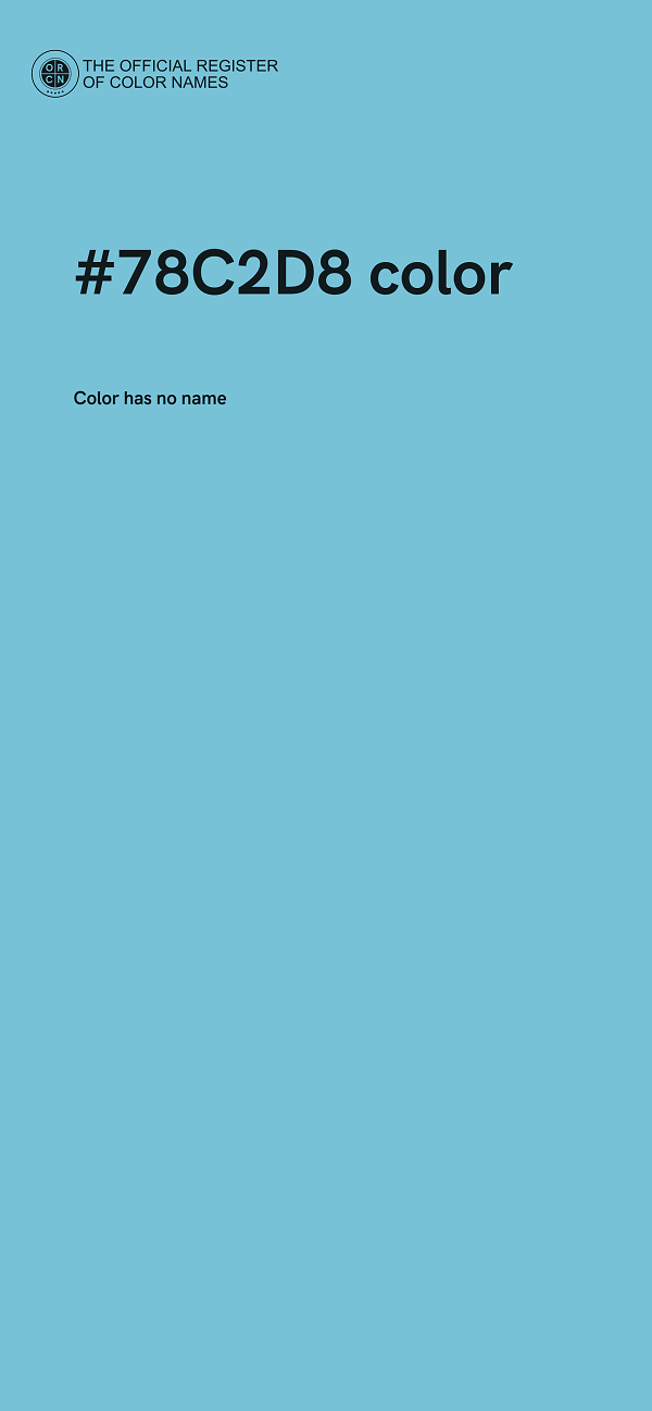 #78C2D8 color image