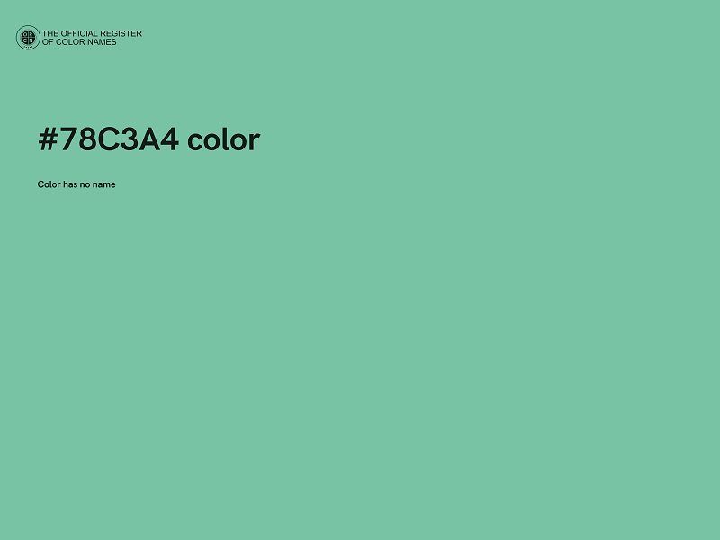 #78C3A4 color image