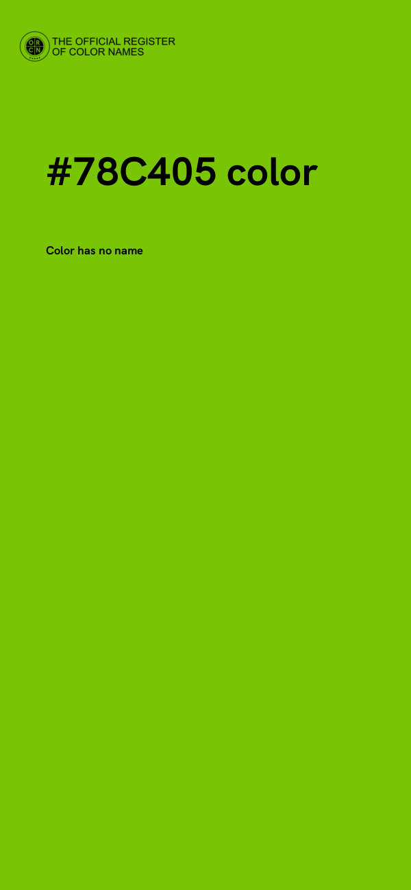 #78C405 color image