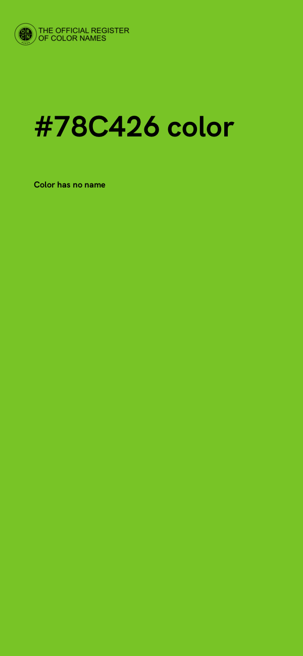#78C426 color image