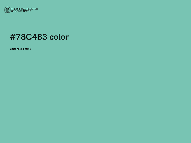 #78C4B3 color image