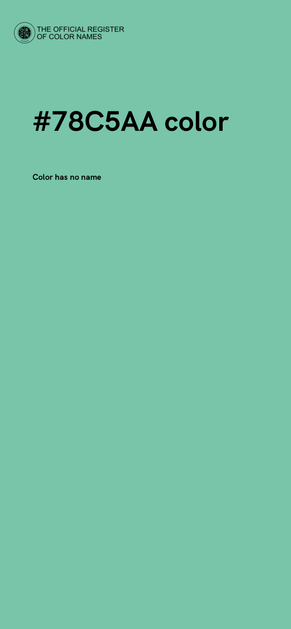 #78C5AA color image