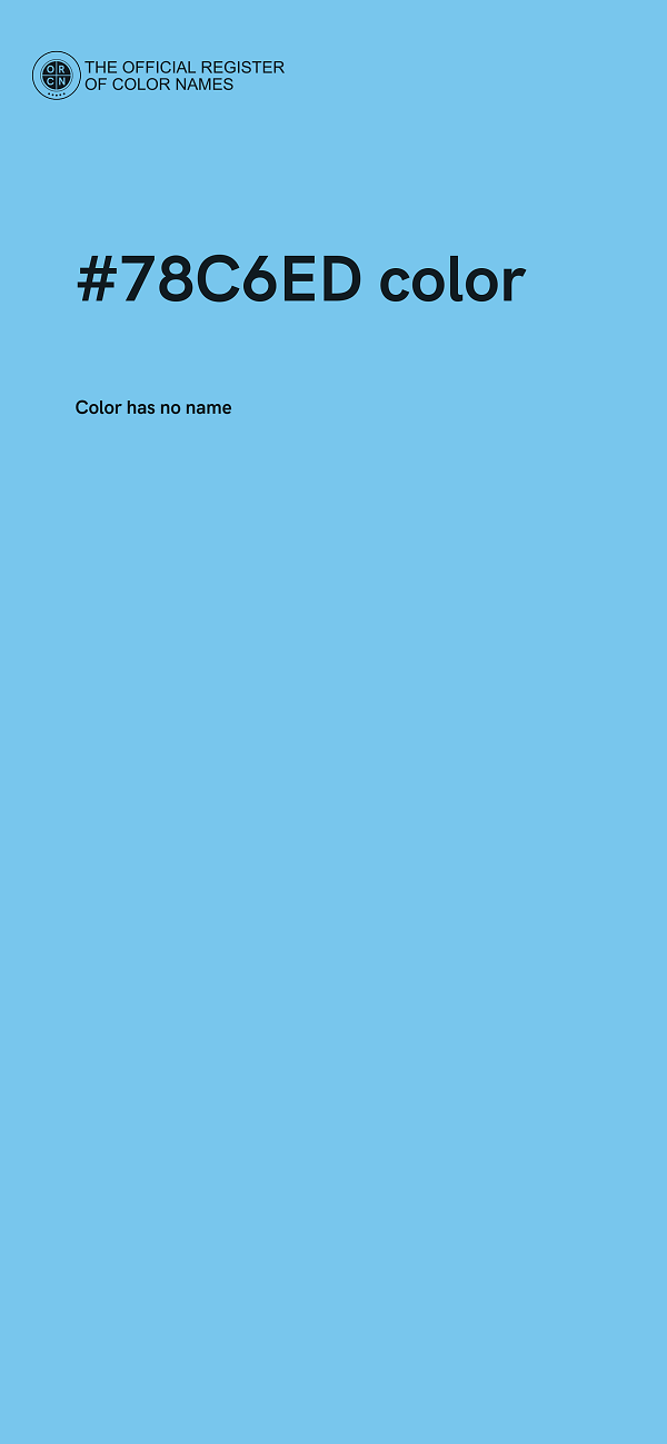 #78C6ED color image