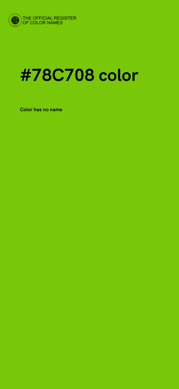#78C708 color image