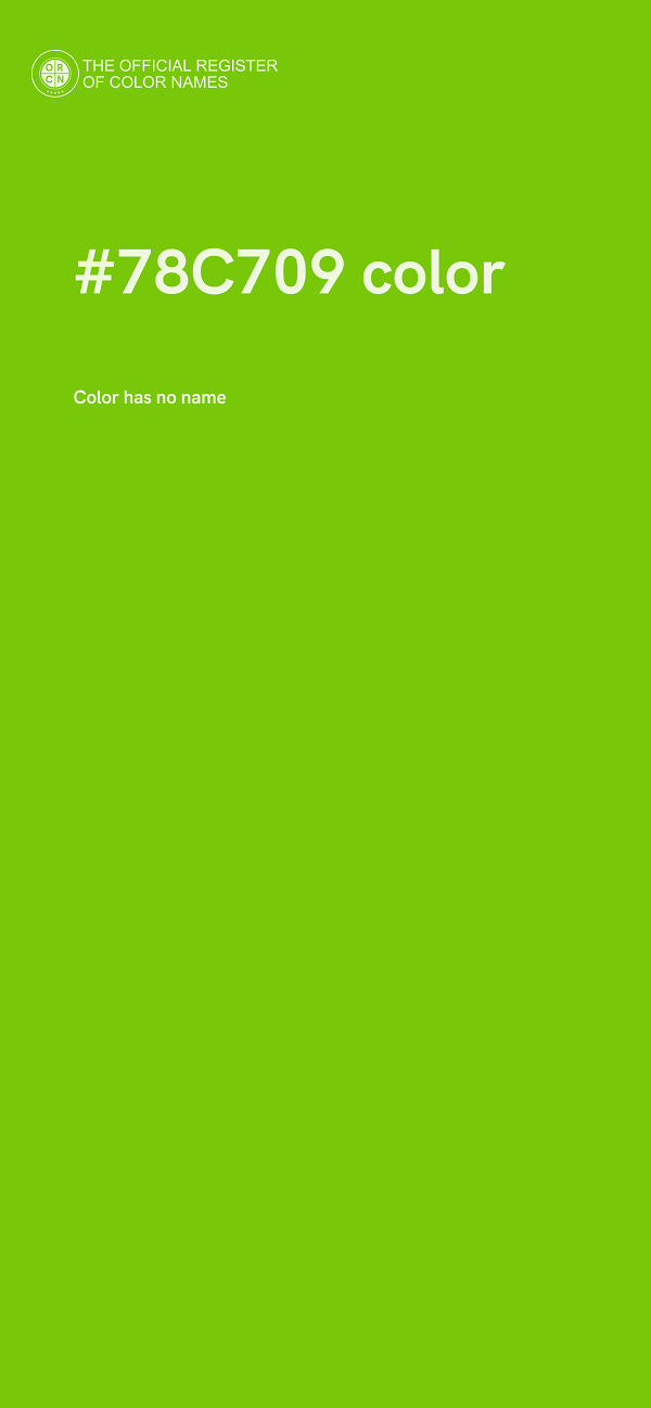 #78C709 color image