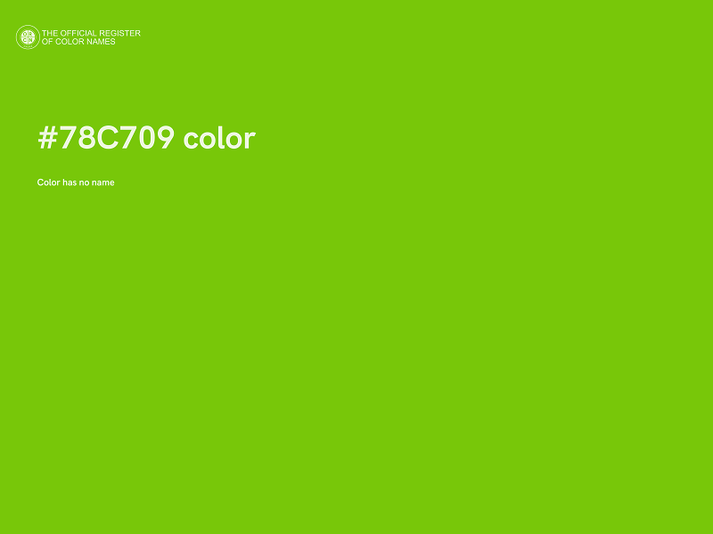 #78C709 color image