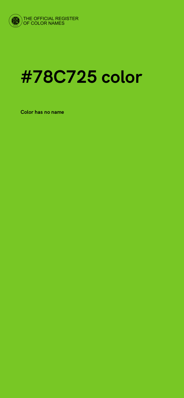 #78C725 color image