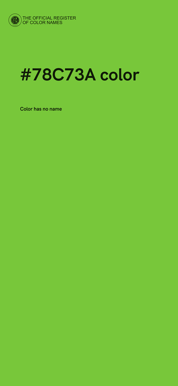 #78C73A color image