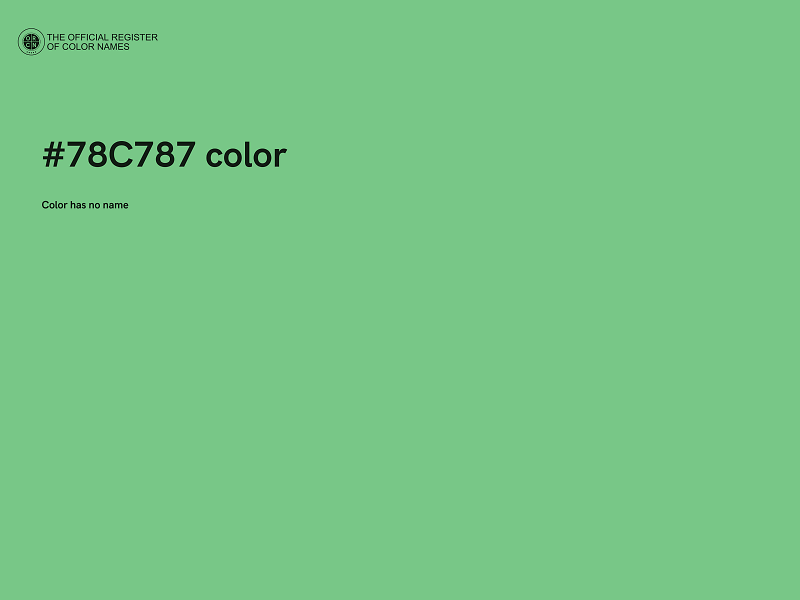 #78C787 color image