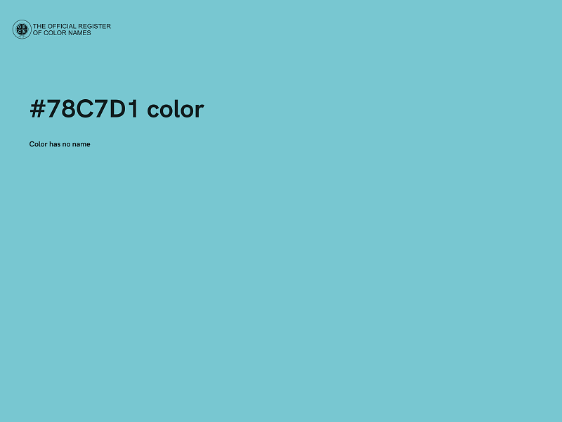 #78C7D1 color image