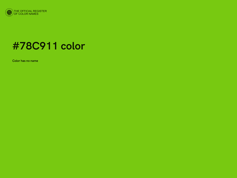 #78C911 color image