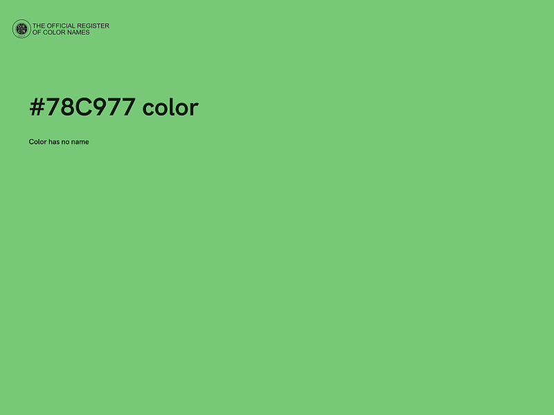 #78C977 color image