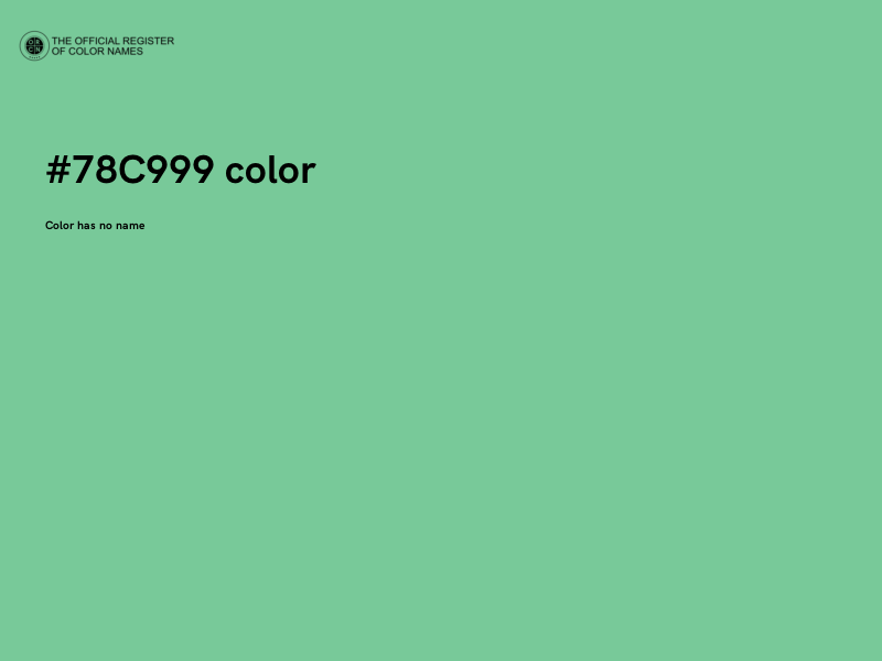 #78C999 color image