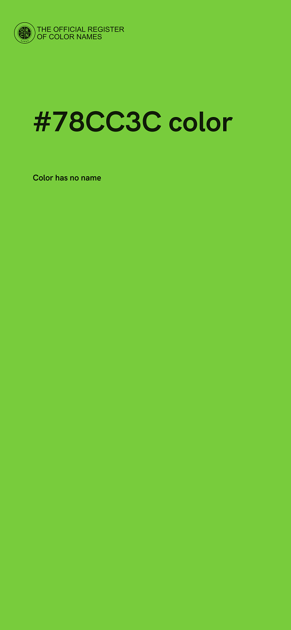 #78CC3C color image