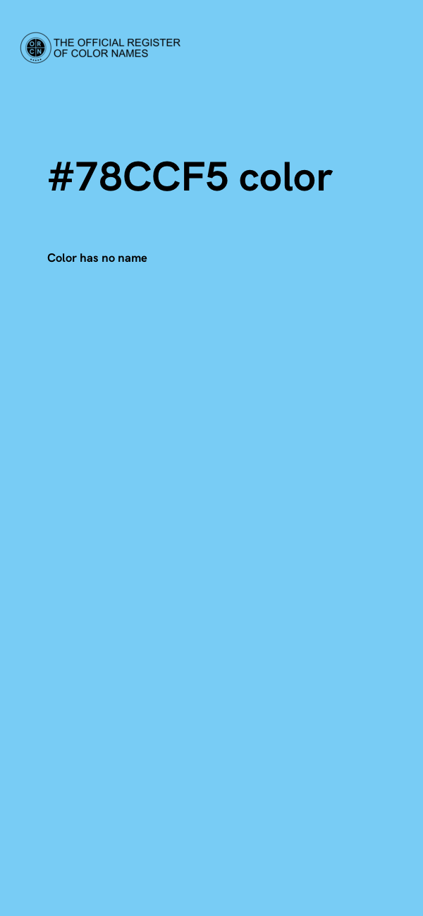 #78CCF5 color image