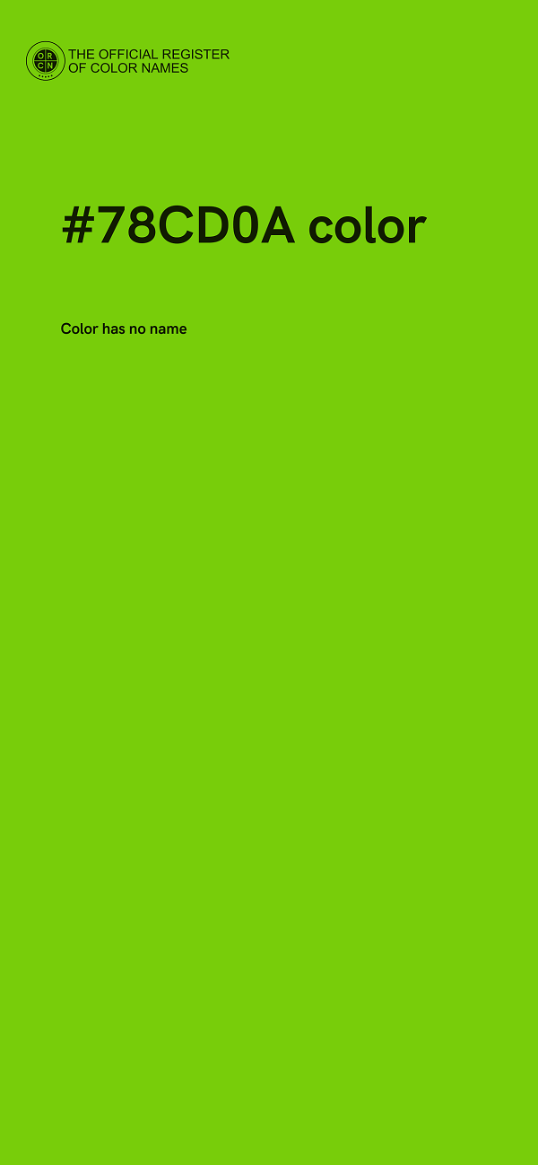 #78CD0A color image