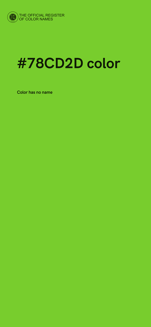 #78CD2D color image