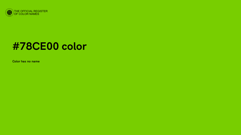 #78CE00 color image