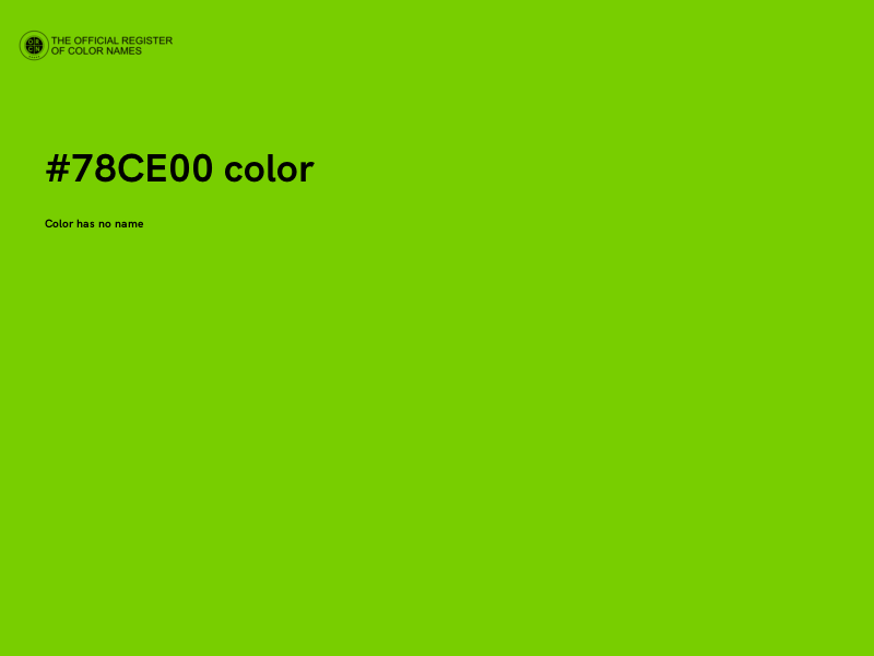 #78CE00 color image