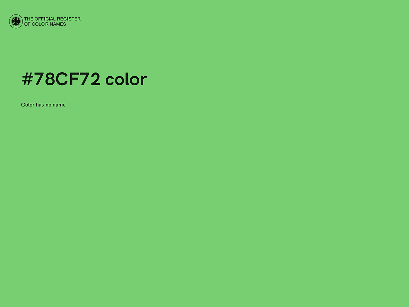 #78CF72 color image