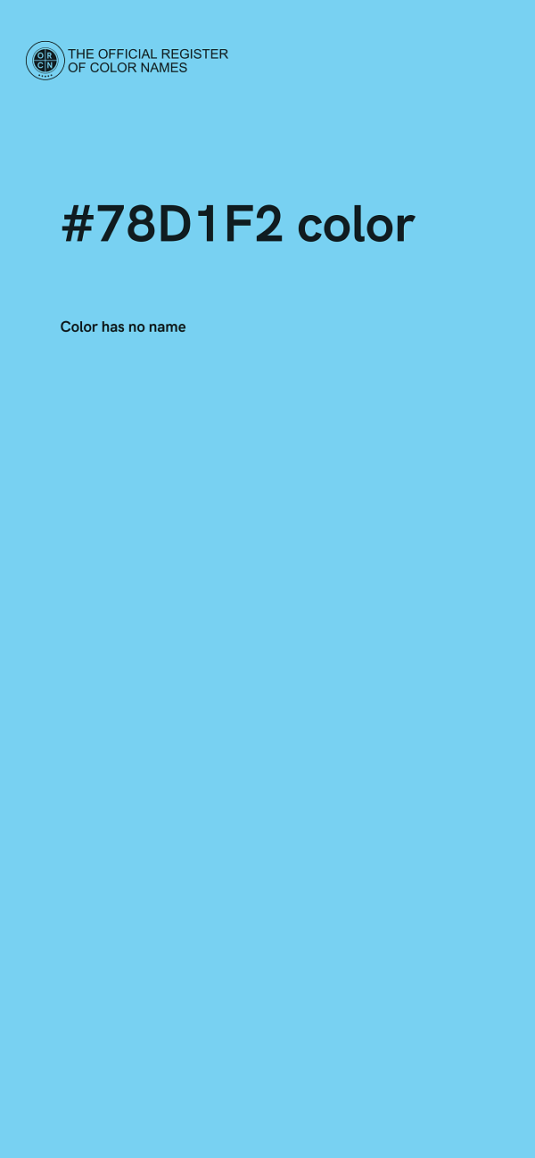 #78D1F2 color image