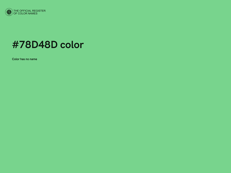 #78D48D color image