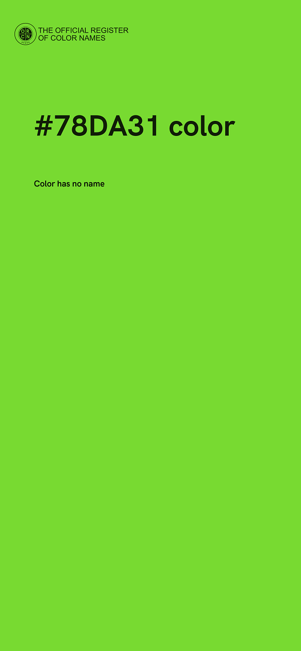 #78DA31 color image