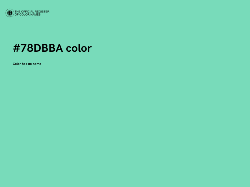 #78DBBA color image