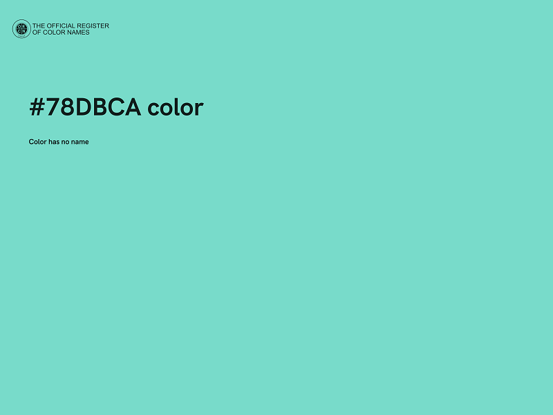 #78DBCA color image