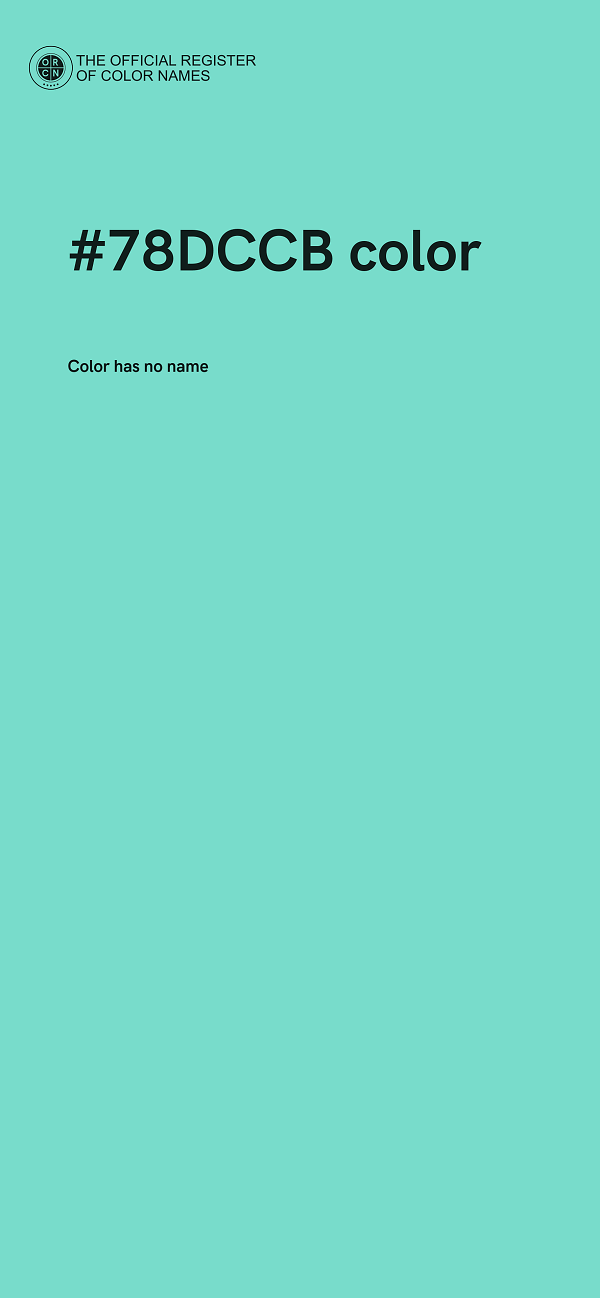 #78DCCB color image