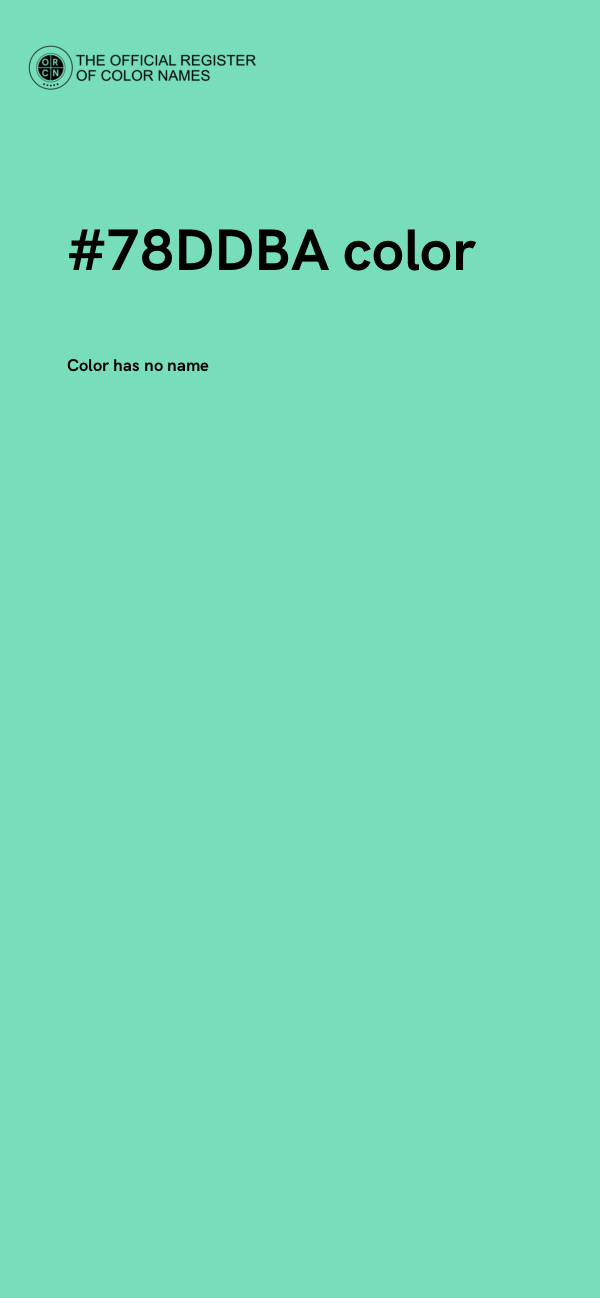 #78DDBA color image