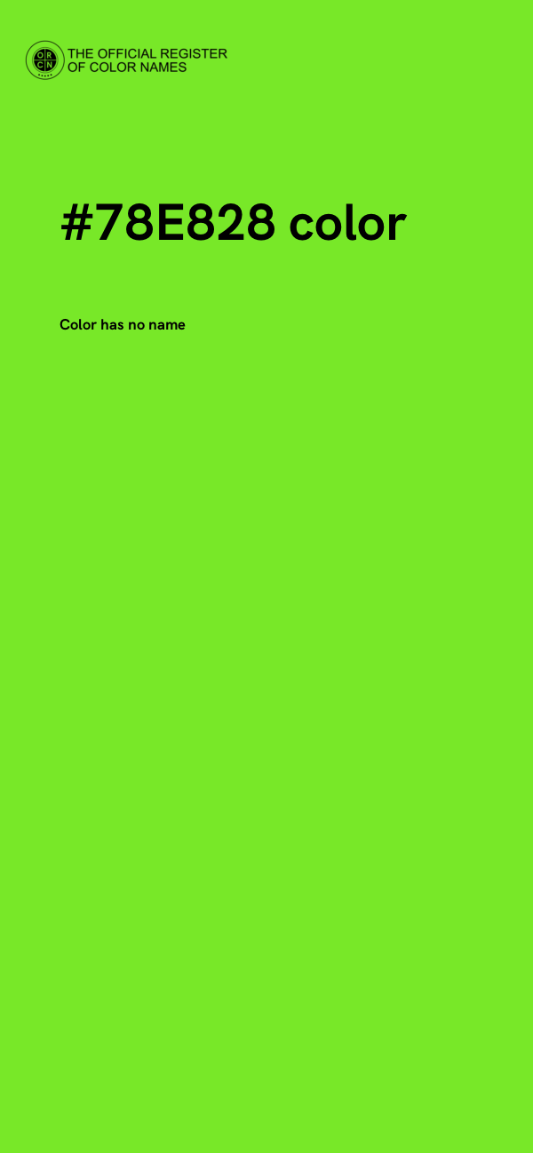 #78E828 color image