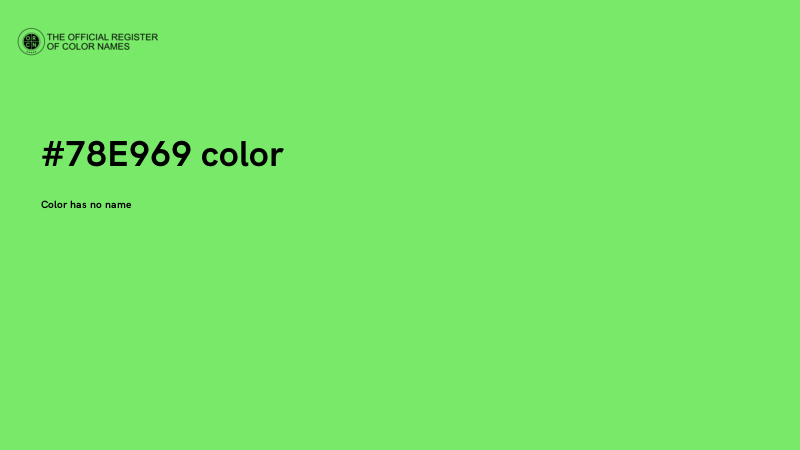 #78E969 color image