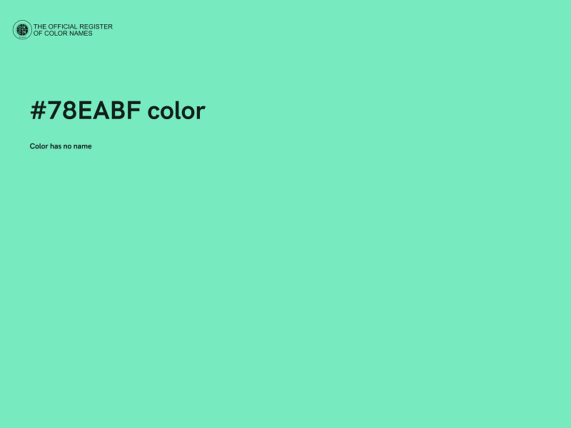 #78EABF color image
