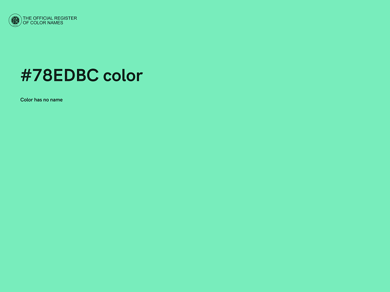 #78EDBC color image