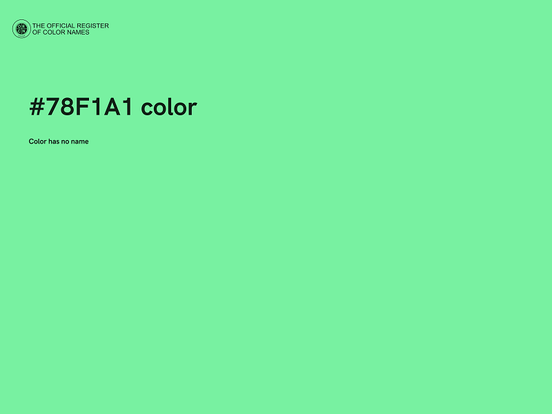 #78F1A1 color image