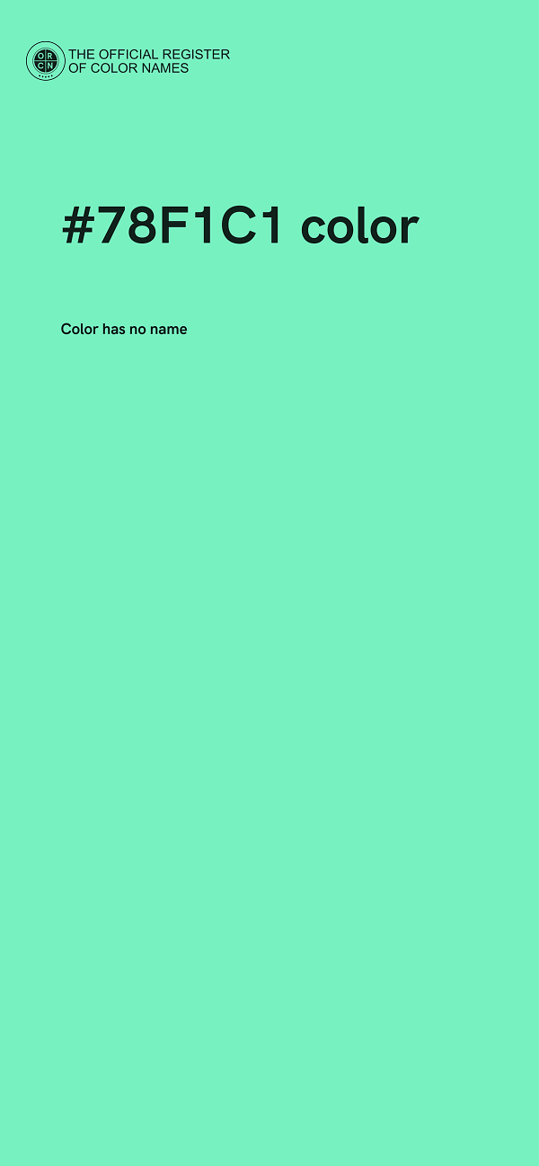 #78F1C1 color image