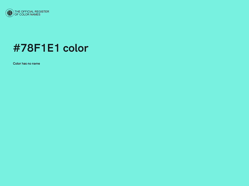 #78F1E1 color image