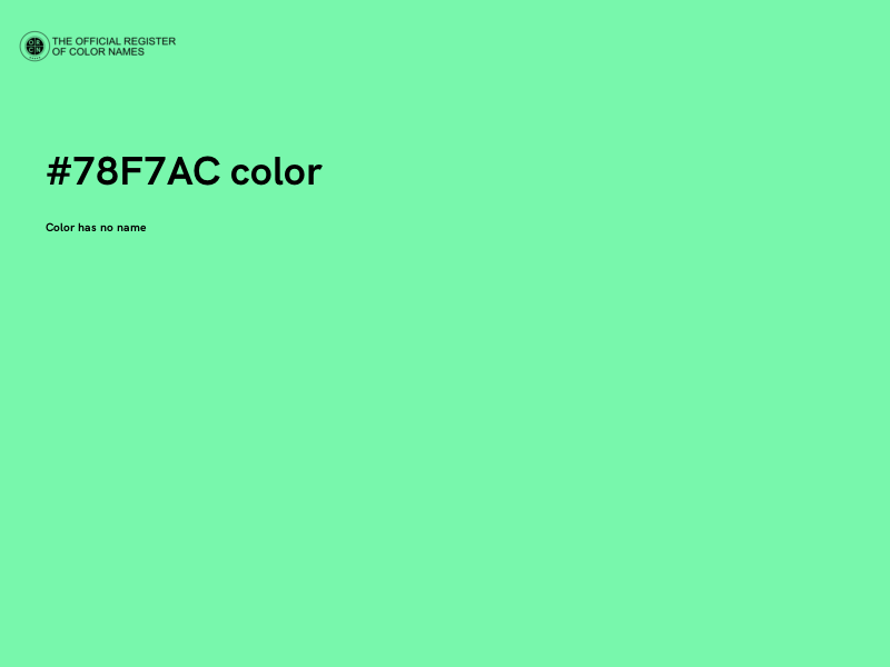 #78F7AC color image