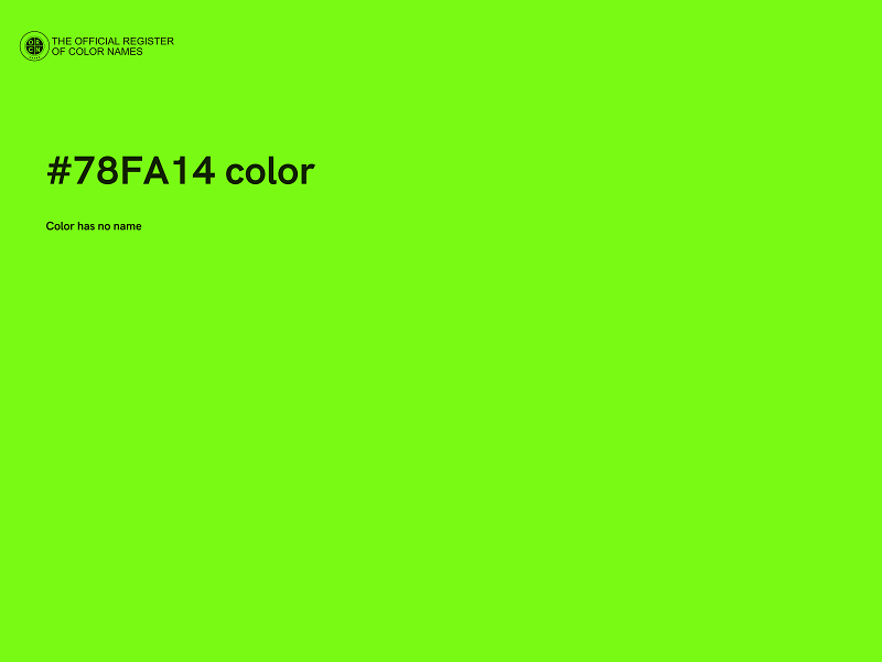 #78FA14 color image