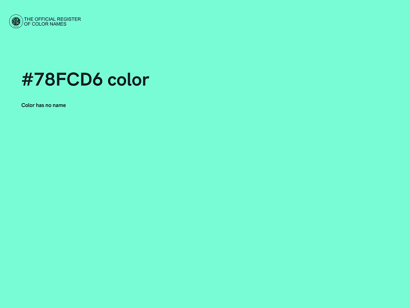 #78FCD6 color image