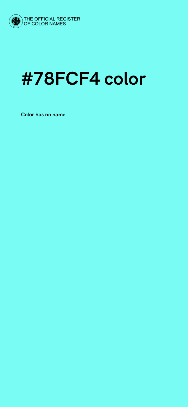 #78FCF4 color image