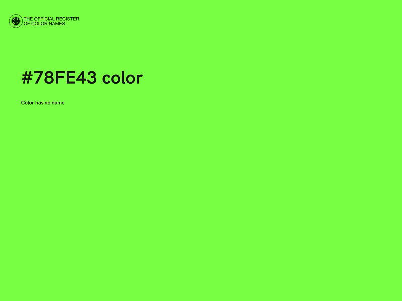 #78FE43 color image