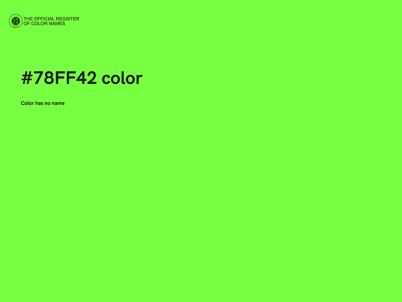 #78FF42 color image