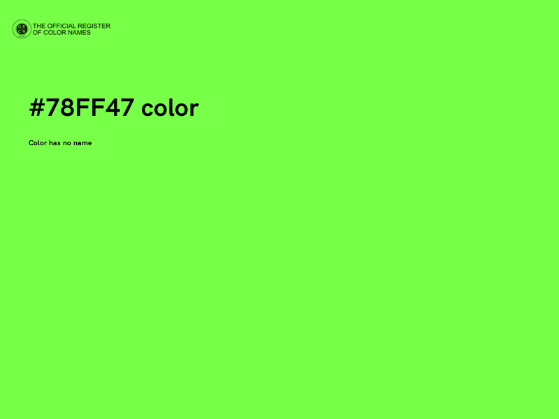#78FF47 color image